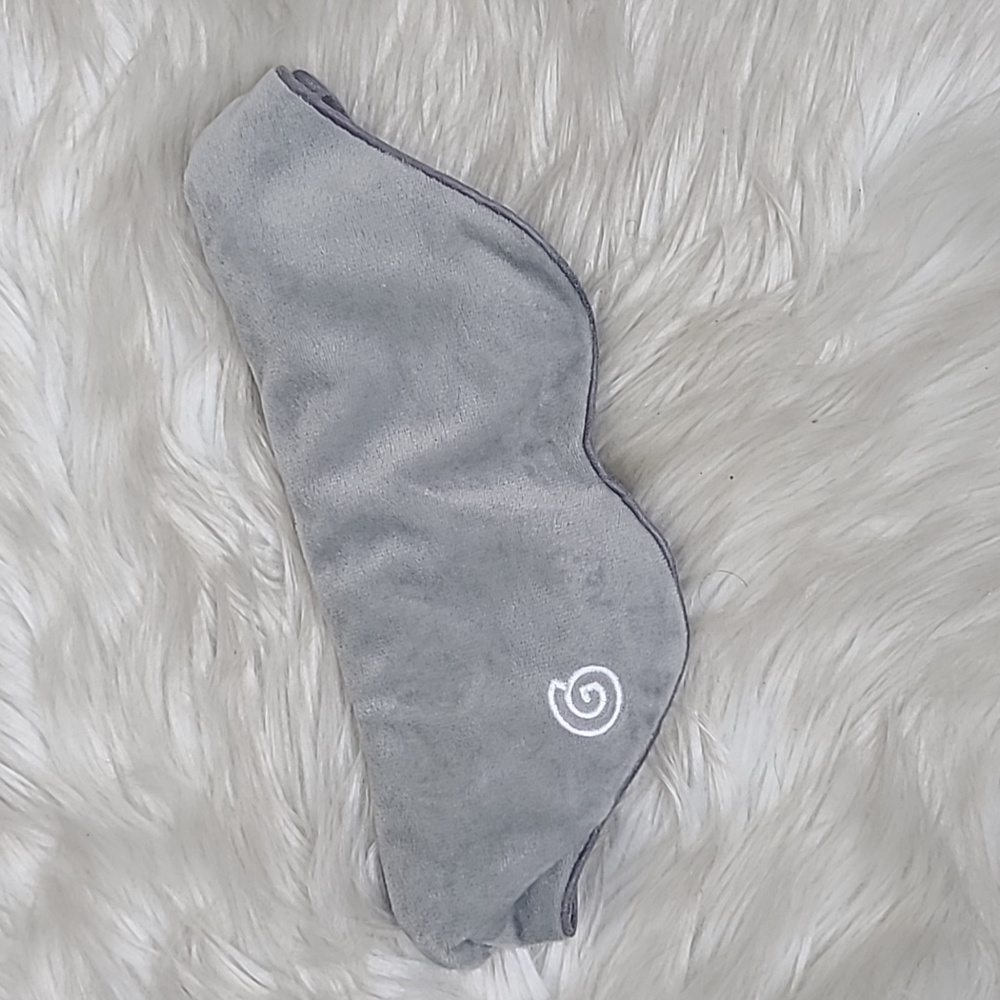 Weighted Sleep Mask Gray Soft Comfy Fit Holiday Gift Travel Unisex Everyday NWOT